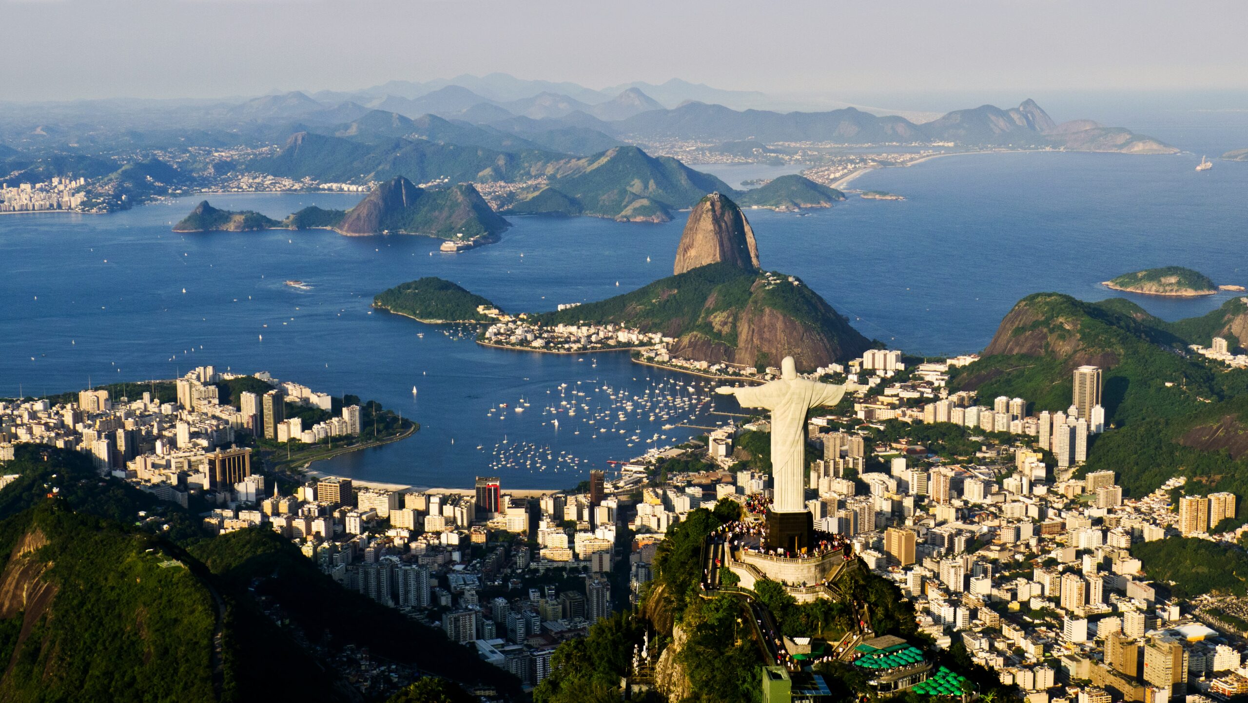 The Best Time to Visit Brazil: A Month-by-Month Guide Rio de Janeiro at golden hour in the quiet autumn shoulder season — a mild time to visit Brazil